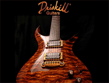 Tablet Screenshot of driskillguitars.com